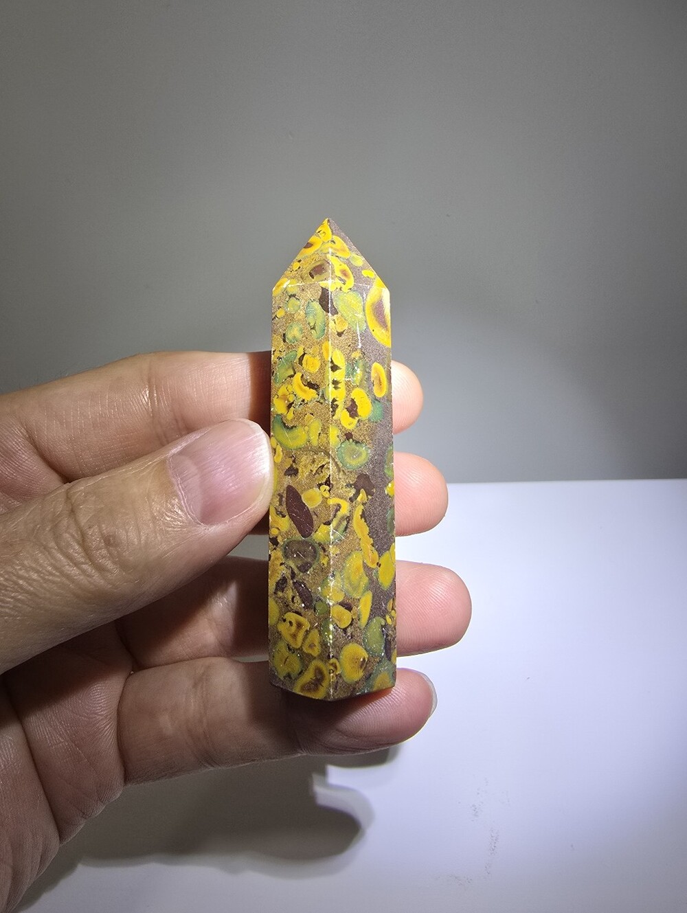 Rainforest Jasper Crystal Tower #C